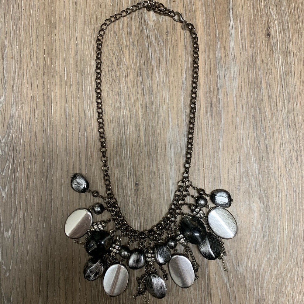 Black and Silver Necklace